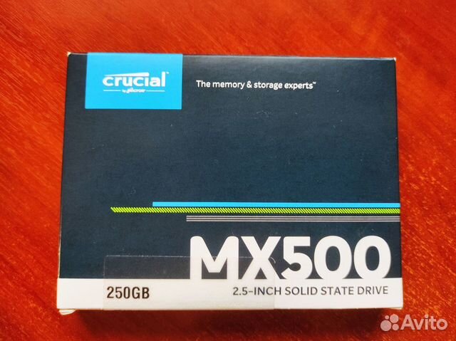 SSD Crucial MX500, 250gb