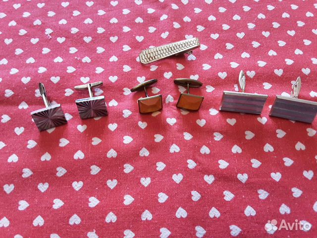 Запонки и зажим для галстука