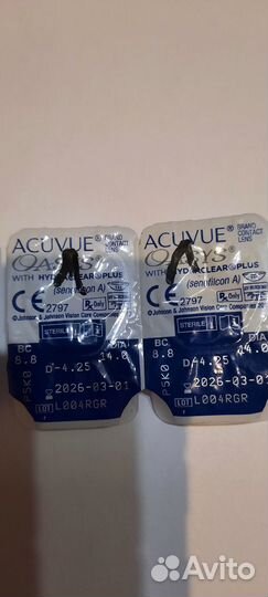 Линзы контактные acuvue oasys двухнедельные