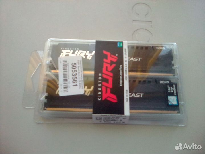 DDR5 Kingston fury Beast Black 2x16GB 5200MHz