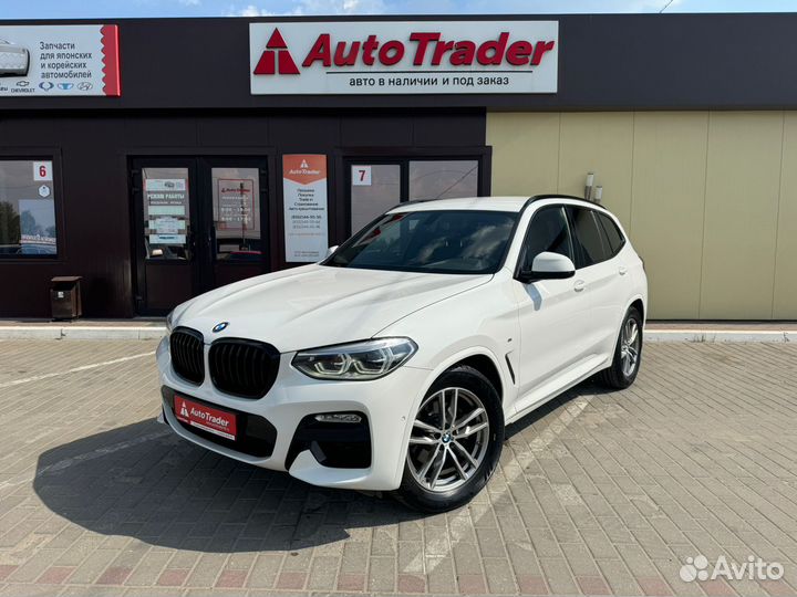 BMW X3 2.0 AT, 2018, 92 800 км