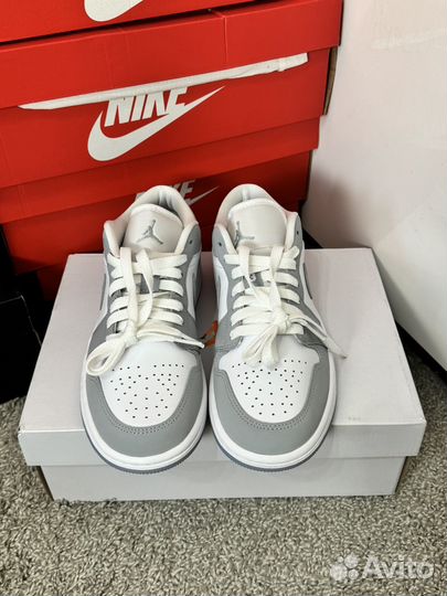 Air Jordan 1 Low Wolf Grey (Оригинал)