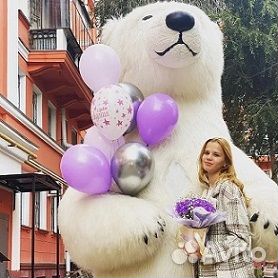 Аэромедведи, гигантские мишки, ростовые фигуры