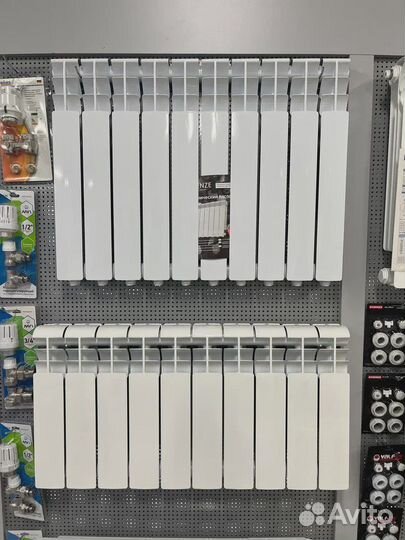 Радиатор отопления алюминиевый, биметаллический