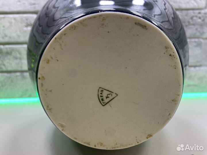 П.7053 Ваза Гжель Кобальт