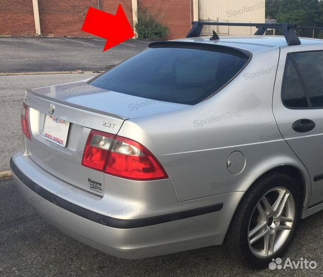Спойлер заднего стекла saab 9-5