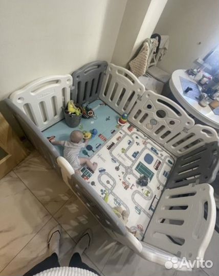 Детский пластиковый манеж Unix 120*160