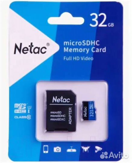 Карта памяти MicroSD 32gb