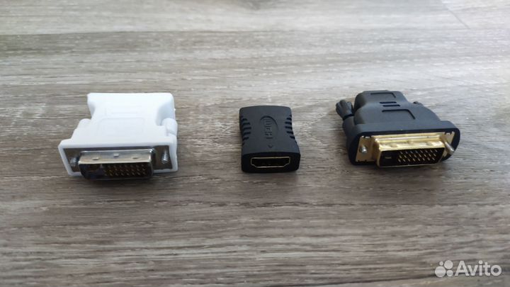 Переходники новые DVI-VGA / hdmi-DVI / hdmi-hdmi
