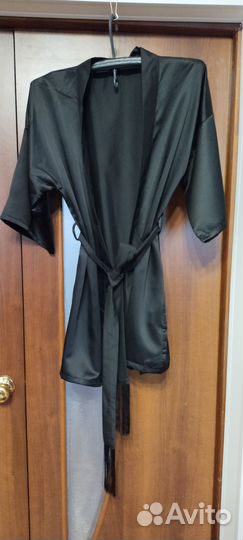 Халат женский шелковый