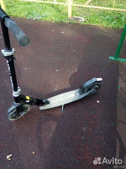 Самокат детский бесшумный на надувных колесах