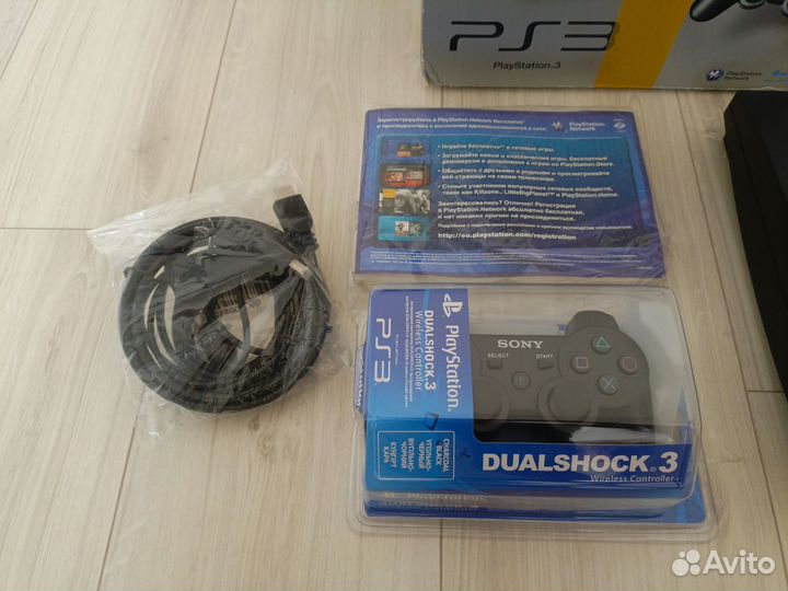Sony PS3 Slim 320gb (35 игр)