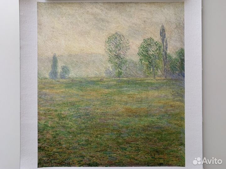 Репродукция картины К. Моне Луга в Живерни