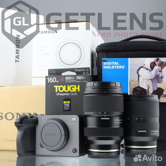 Sony FX30+Tamron 17-28+Tamron 28-75+Sony 160+Cумка