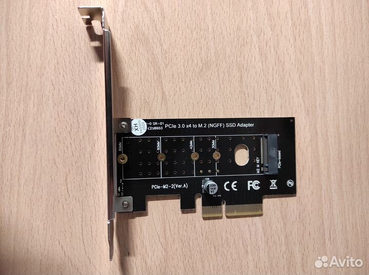 Адаптер PCI-E M.2 for SSD Bulk