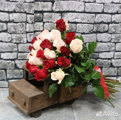 Цветы розы букет. Подарок девушке