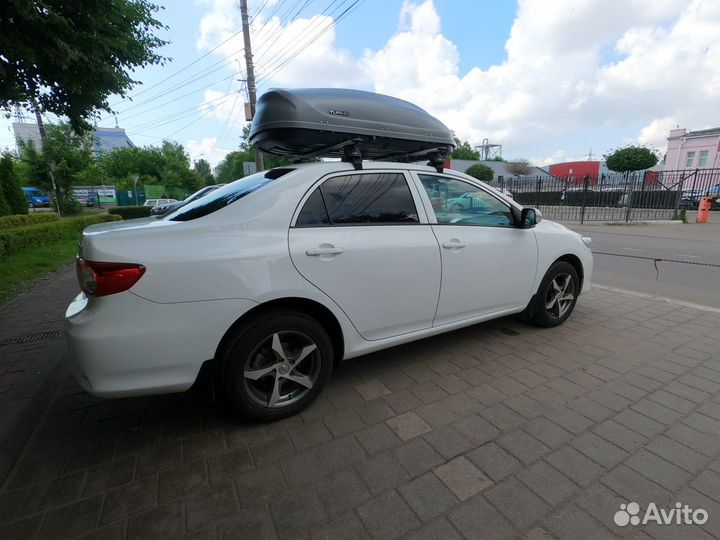 Автобокс Турино-1 410 литров серый на Corolla