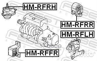 Опора двигателя HM-rfrr HM-rfrr Febest