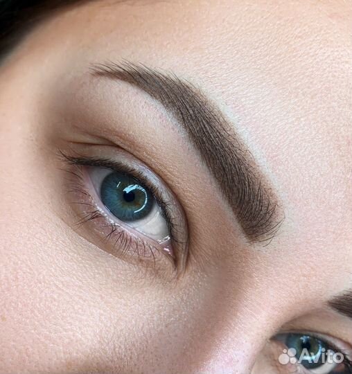 Перманентный макияж бровей, губ