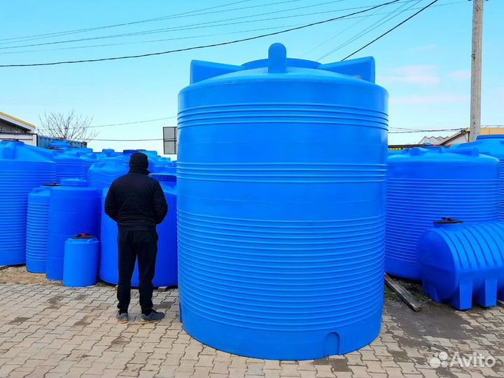 Емкость 10000 литров вертикальная / Бочка 10 кубов