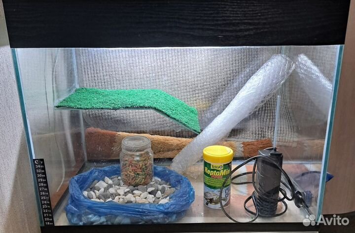Аквариум 60 литров с Комплектом для черепах