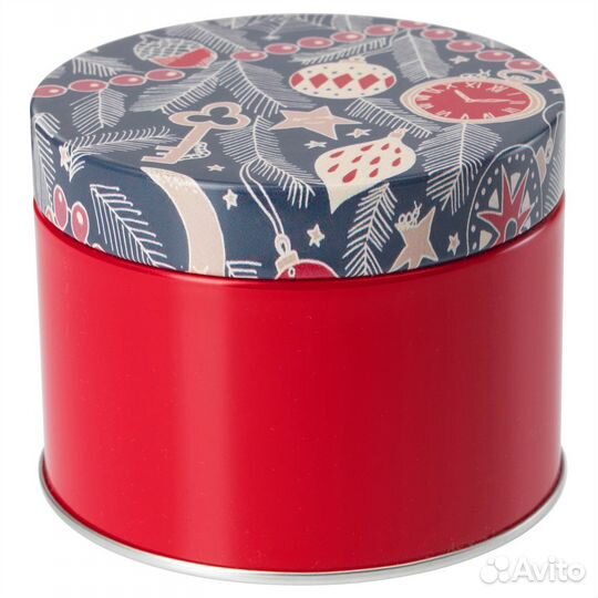 Банка для печенья подарочная IKEA новогодняя