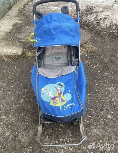 Детские санки коляска бу