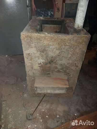 Твердотопливный котел чугунный бу