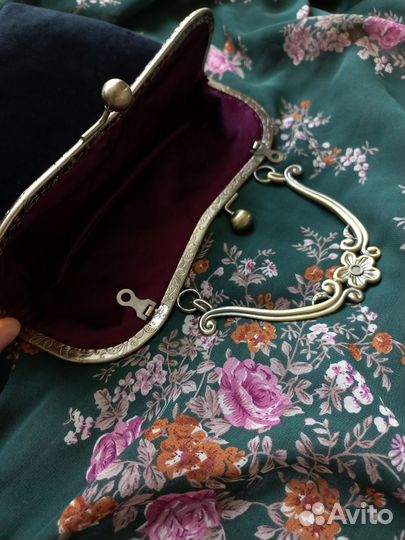 Клатч сумка с фермуаром