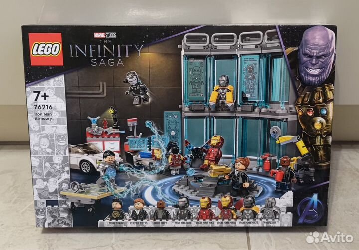 Lego Marvel 76216 Арсенал Железного Человека