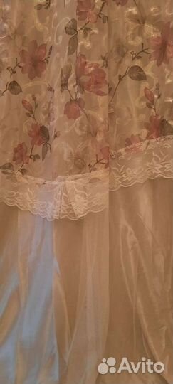 Шторы и тюль с ламбрикеном