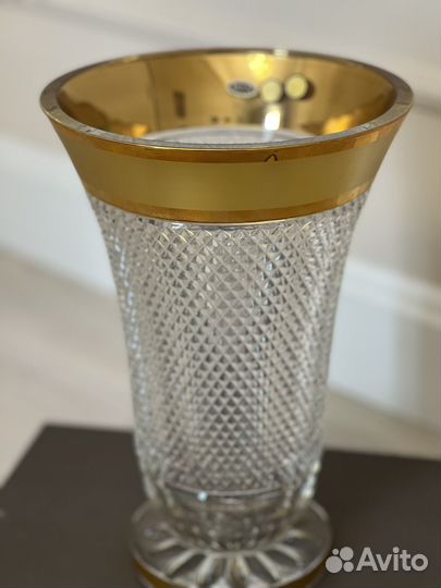 Ваза для цветов хрустальная