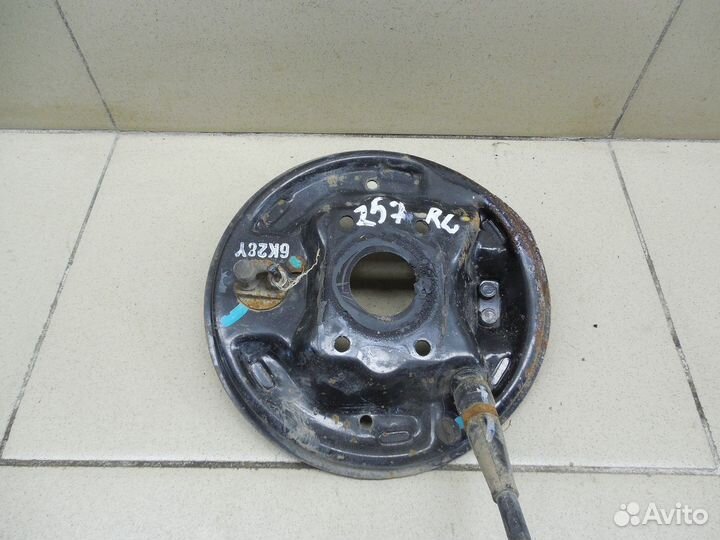 Щит опорный задний левый Matiz 2001-2015