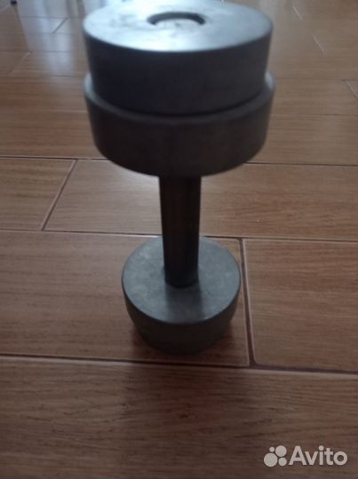 Стальная гантеля 6кг разбор