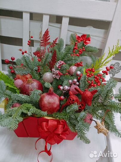 Новогодние букеты