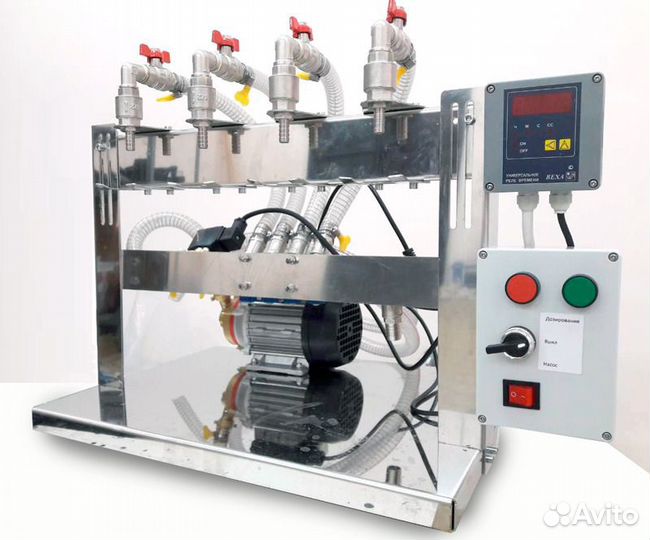 Аппарат розлива от 0,2 до 5 л для воды, масла и др