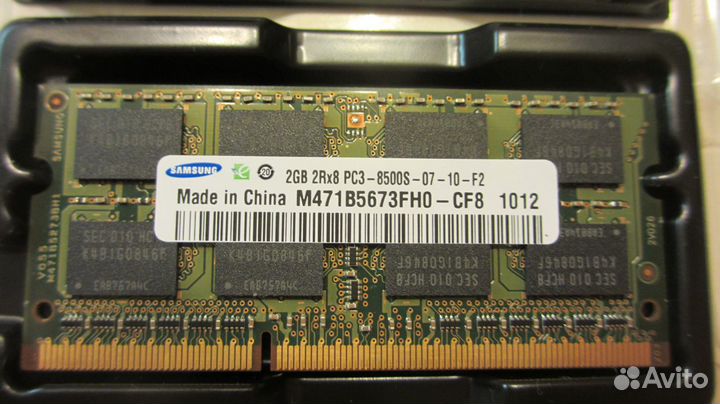 Оперативная память ddr2 2gb Samsung 2шт