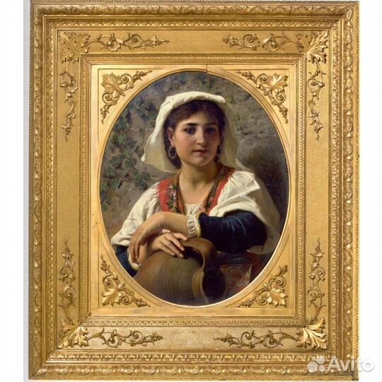 Луиджи Бечи (1830–1919) Портрет молодой итальянки