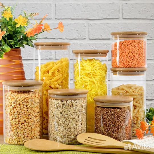 Банки для сыпучих продуктов