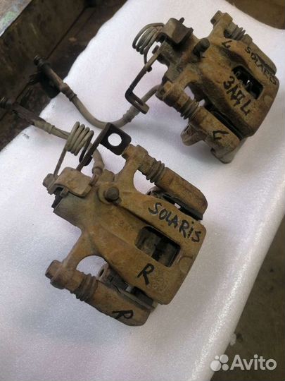 Задние суппорта hyundai solaris-1