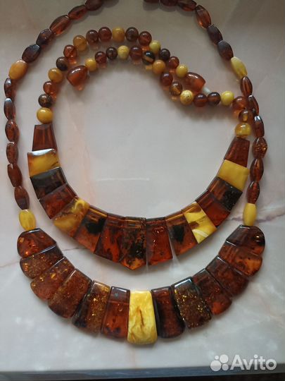 Янтарное колье