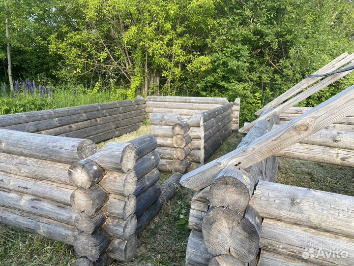 Сруб бани 6х3