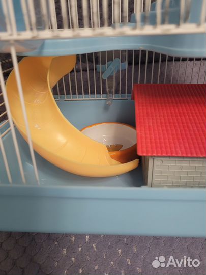 Клетка для хомячков-джунгариков (полный комплект)