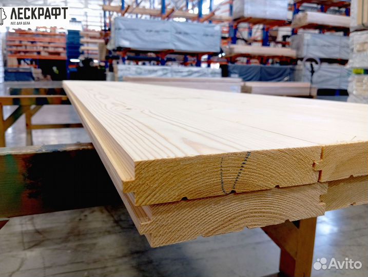 Доска пола 27*141*4000 сорт A ангарская сосна