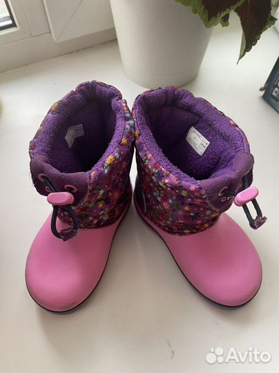Сапожки для девочки crocs c8