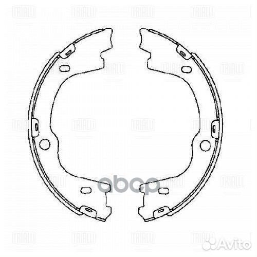Колодки торм. для а/м Hyundai ix55 (09) бараба