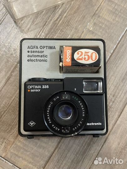 Плёночный фотоаппарат optima 335 с пленкой