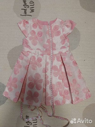 Платье жаккардовое нарядное 80 см