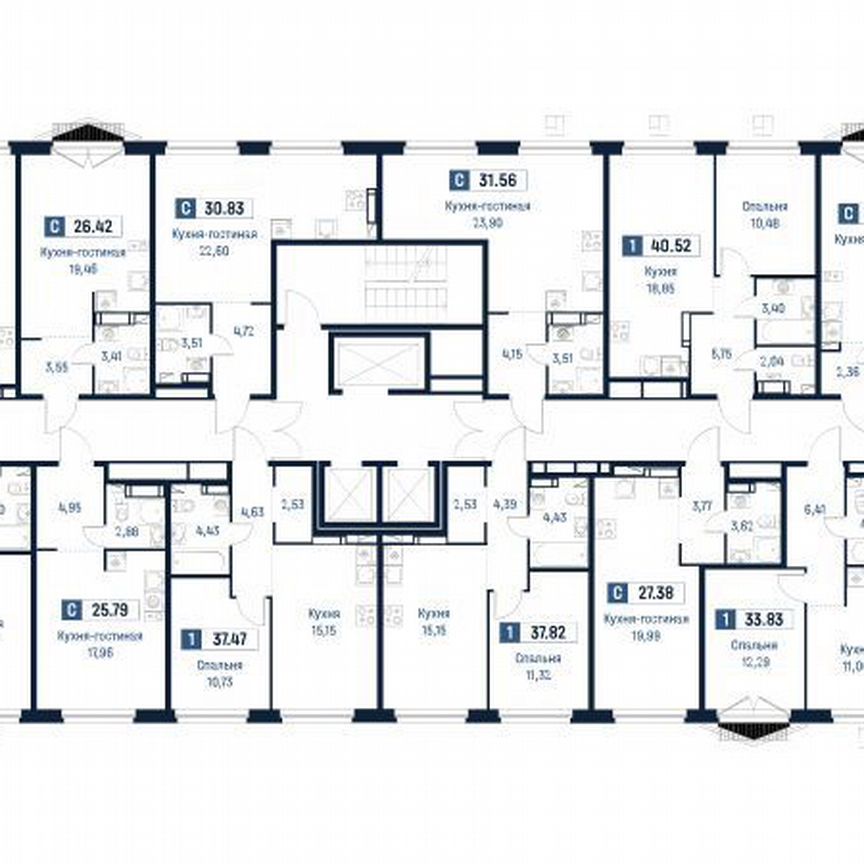 Квартира-студия, 31,6 м², 15/18 эт.