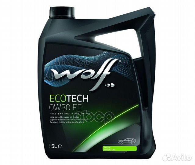 Масло моторное ecotech 0W30 FE 5L Wolf